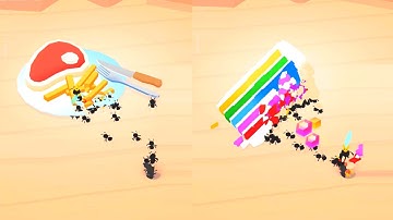 Idle Ants 🍨🍳 Gameplay Android,iOS All Levels