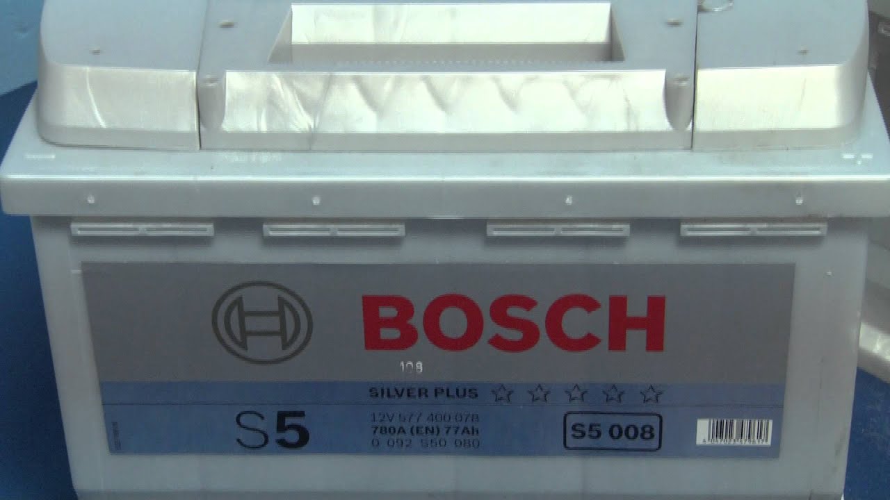 Дата производства аккумулятора bosch