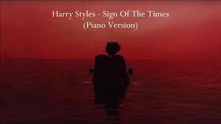 Harry Styles - Sign Of The Times (Piano Version)