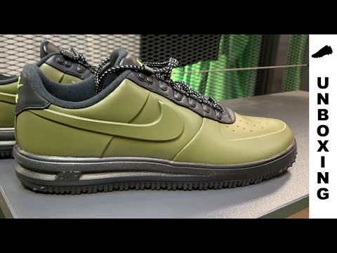 nike lunar force 1 duckboot low olive canvas