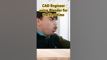 CAD Engineer using Blender for the first time #cad #blender #3dmodeling