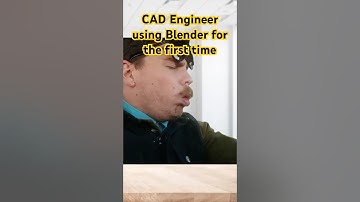 CAD Engineer using Blender for the first time #cad #blender #3dmodeling