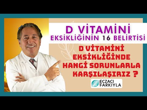 D Vitamini Eksikliğinin 16 Belirtisi