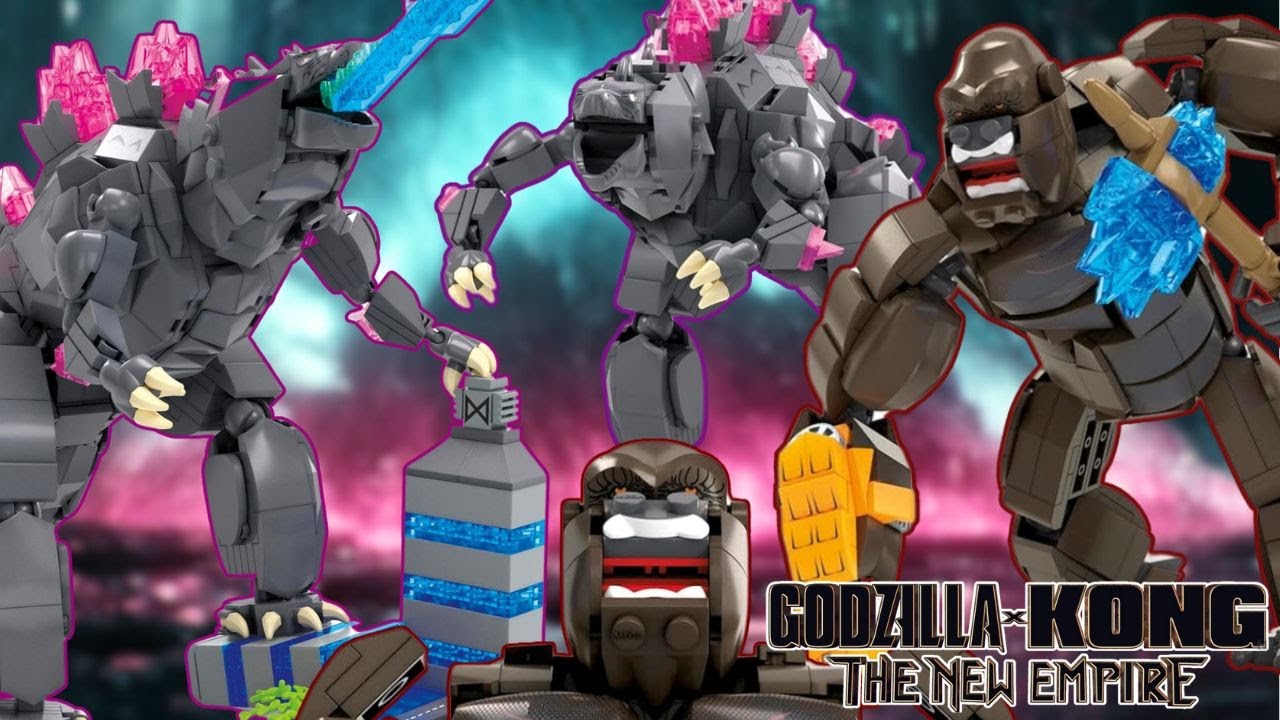  Mega Godzilla x Kong: The New Empire Building Set