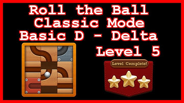 Roll the Ball Delta Level 5 (Classic - Basic D) - Lösung Solution Walkthrough
