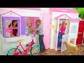 Barbie Folding Pretty House Bathroom Faltbar Puppenhaus Maison de Barbie pliable Rumah boneka