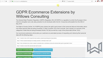 Opencart GDPR Toolkit Demo