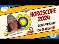 Horoscope 2024  signe par signe 100  humour miss didine   souriez  la vie