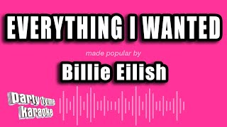 Billie Eilish - Everything I Wanted (Karaoke Version)