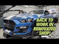 Back In Renovated Shop!