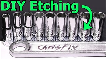 How to Metal Etch Your Tools