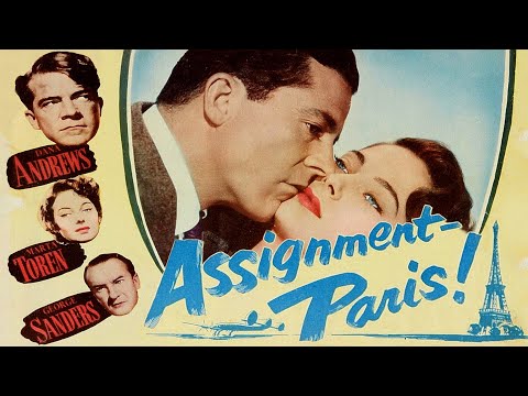 Assignment Paris (1952) Film-Noir Cold War Drama - Full Movie