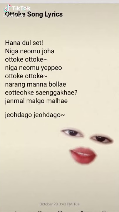 Ottoke Song lyrics 'True beauty' #leesuho#TrueBeauty