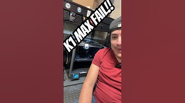 K1 Max Fail! #3dprinter #3dprinting #creality #creality3d #crealityk1 @Creality3D