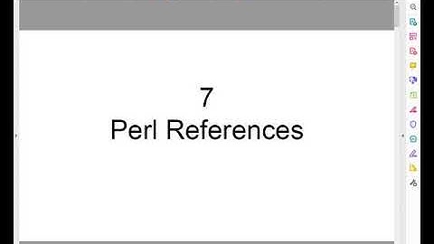 Perl References