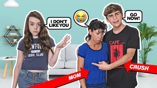 Being MEAN To My CRUSH In Front Of His Mom To See How She Reacts **PRANK**🤣😡| Symonne Harrison