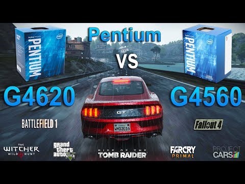 Pentium G4620 vs G4560 Test in 7 Games