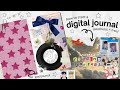 How to start a digital journal  2024  journal flipthrough      