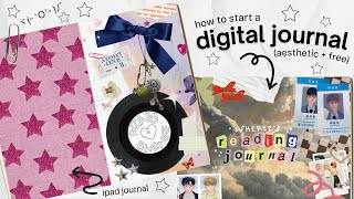 how to start a digital journal 📓 (2024) + journal flip-through! ★ᜊʕ ྀི ܸ. . .ܸ ྀིʔᜊ