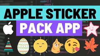 No Coding - How to Create an Apple Sticker Pack App and Upload to the App Store screenshot 3