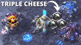 1 Terran Grandmaster vs 3 Platinum Players (INSANE CHALLENGE)