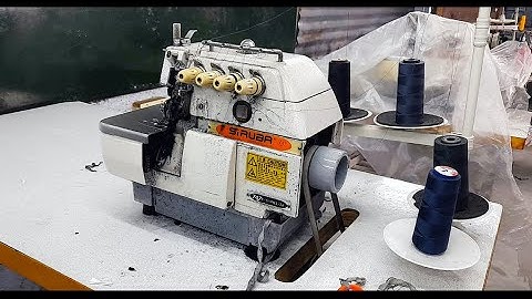 How to change Needle for 4 Thread Overlock Machine in Tamil | Siruba |