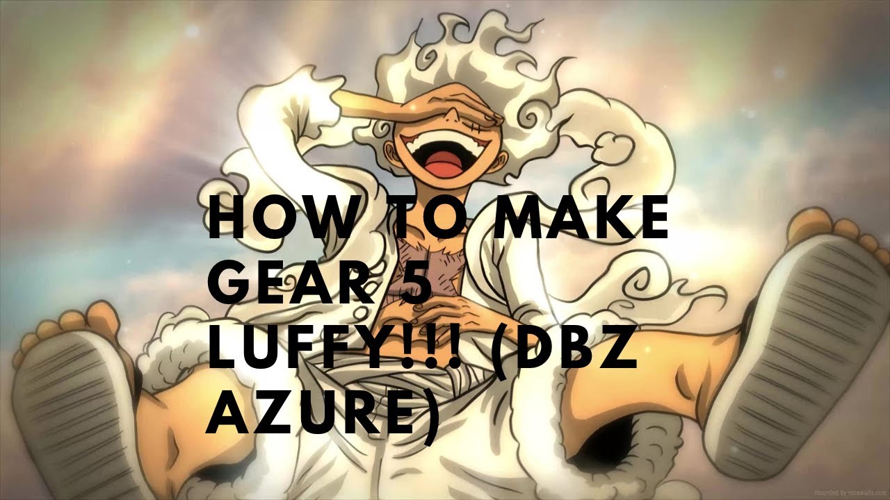 How to make Luffy Gear 5 (Sun God - Nika) in Roblox