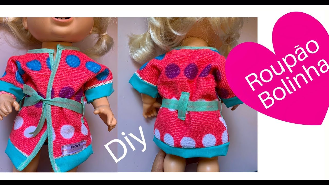 Lindo vestido para BABY ALIVE e outras bonecas- Diy - Risoleta 