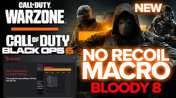 Call of Duty BO No Recoil Macro for Bloody 8 [Setup] #cod  #codbo6