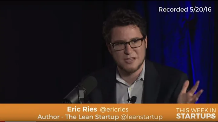 The Lean Startup's Eric Ries on pro-entrepreneur...  public policy for the unemployed