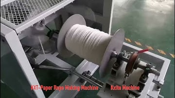 High Speed Kraft Paper Rope Making Machine