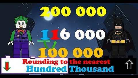 Rounding to nearest hundred thousand - kapow wow