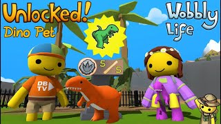 WE FOUND THE LAST ARTIFACT & UNLOCKED THE DINO PET IN WOBBLY LIFE