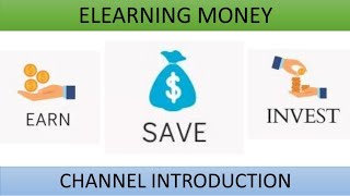 elearning Money Introduction Video | Earn, Save and Invest #short