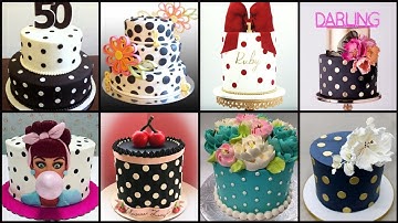 Very Unique & Very Beautiful Polka Dot Cake Design || Polka Dot Cake Decorating ideas