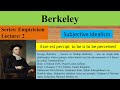 Berkeley | Esse Est Percipi | Subjective Idealism | Philosophy Simplified |