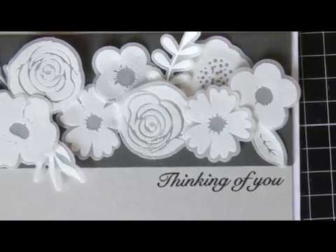 Heat embossing flowers on Vellum #aliexpress || September 2018 - YouTube