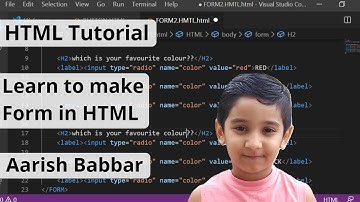 Learn HTML Form | Tutorial-6 | HTML Coding for Kids | Aarish Babbar
