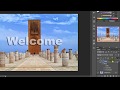 Photoshop Tutorial, Easy Text Transparent 