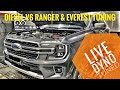 Worlds first live tuned v6 ford ranger diesel 110nm gain in torque  better than a lc300