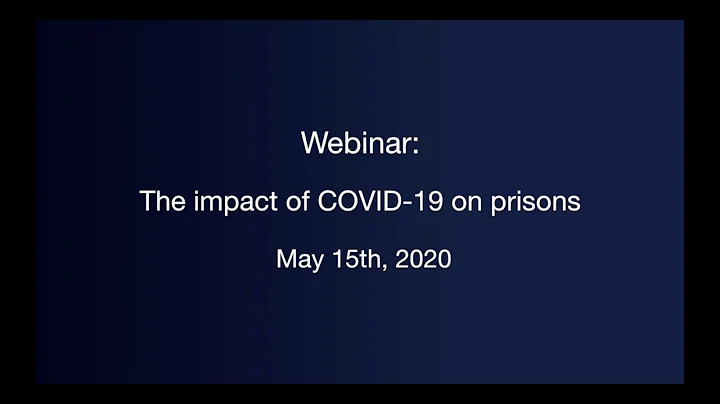 The impact of COVID-19 on prisons