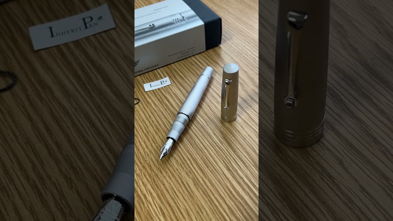 レオナルド 万年筆 限定品 モーメント ゼロ アルミナ（アルミニウム