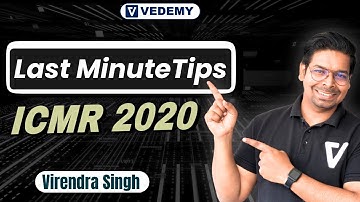 Last Minute Tips to Conquer ICMR 2020 Exam | karna Hai to Karna Hai | Virendra Singh |