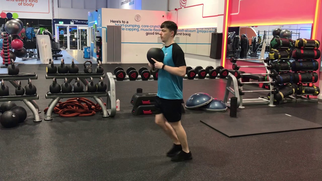 Kettlebell Alternating Lunges - YouTube