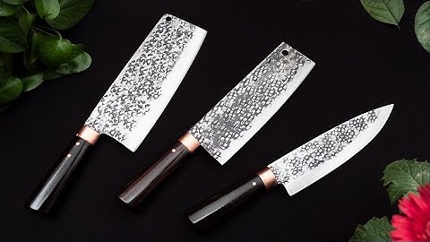 Bộ Dao ẤN TƯỢNG Chào 2021 - Bộ Dao Chặt Thái Lọc ĐẸP NHẤT HIỆN NAY - Hàng Chuẩn Của HTX Dao Phúc Sen