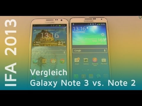 Video: Unterschied Zwischen Samsung Galaxy Note 2 Und Note 3