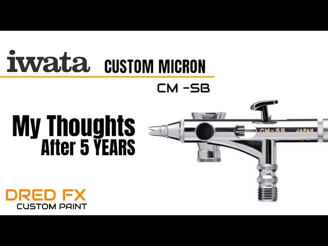 Iwata Custom Micron CM-C Gravity Feed Dual Action Airbrush