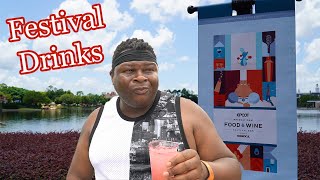 Drinking around the 2021 EPCOT International Food and Wine Festival | Vegan & non-vegan beverages