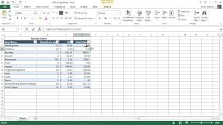 Microsoft Excel 2013 Tutorial - 20 - Using Formulas in Tables screenshot 5