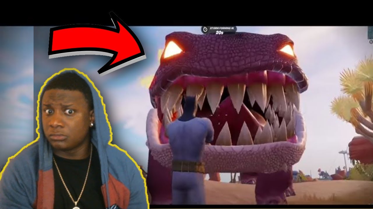 МОНСТР ИЗ ФОРТНАЙТА!!!! ЭТО ДИПОЛОДОКУЛ... РЕАКЦИЯ